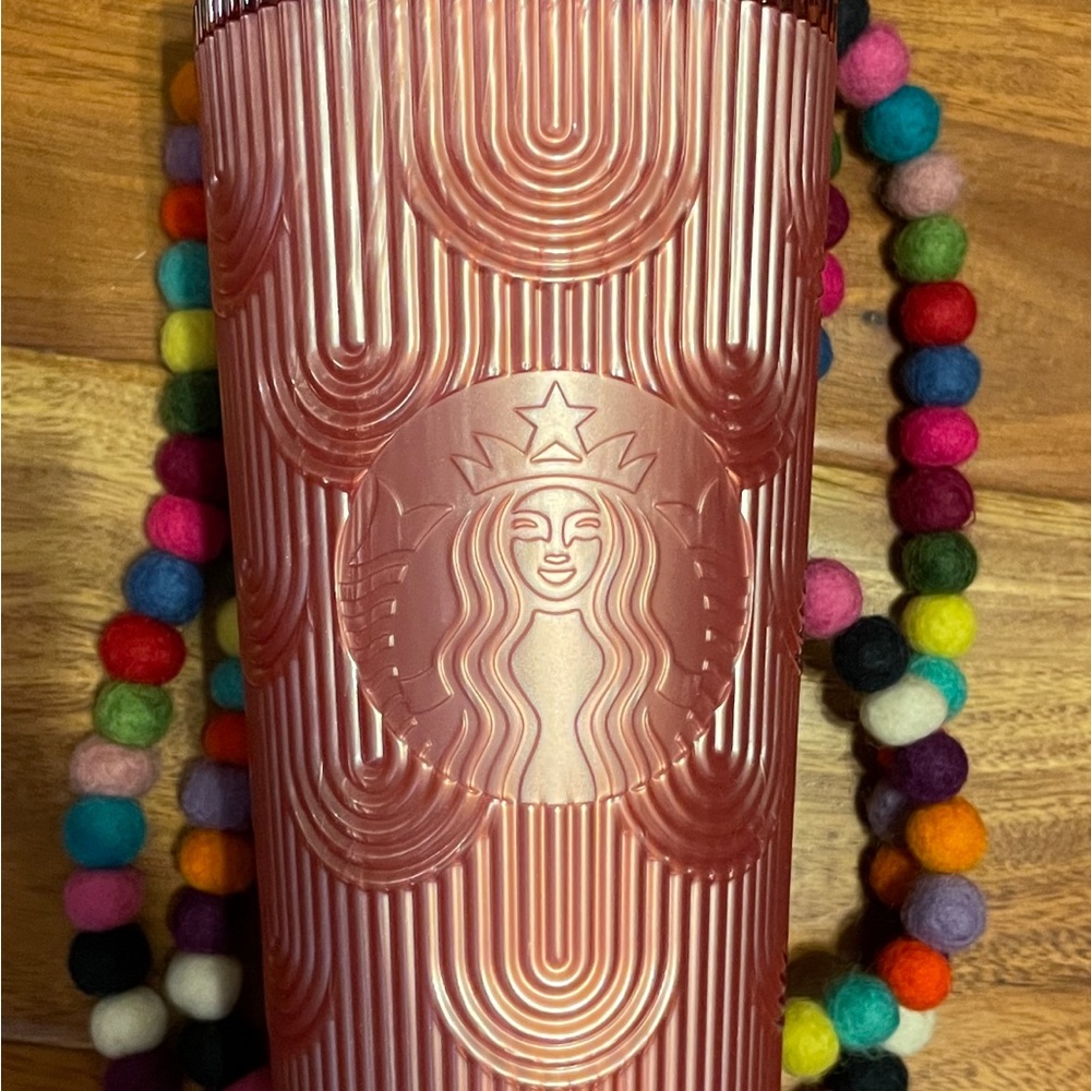 NWT Starbucks Tumbler. Beautiful pink rainbows 🌈